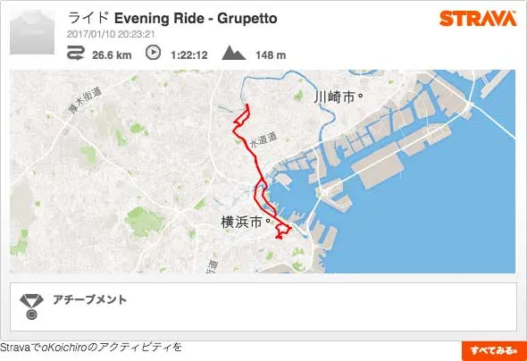 Strava: Evening Ride