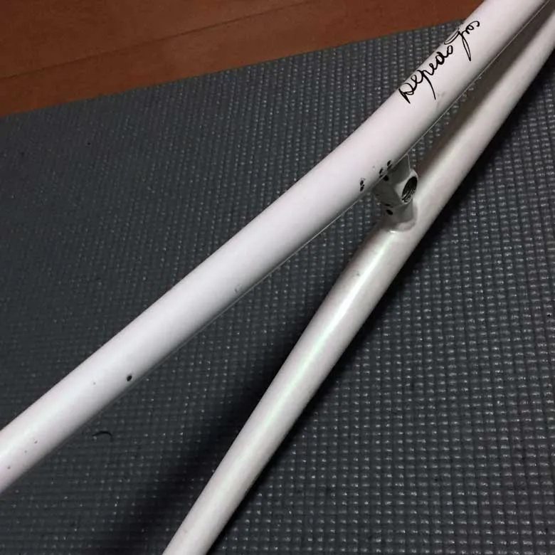 自転車の清掃にラッカー系シンナー