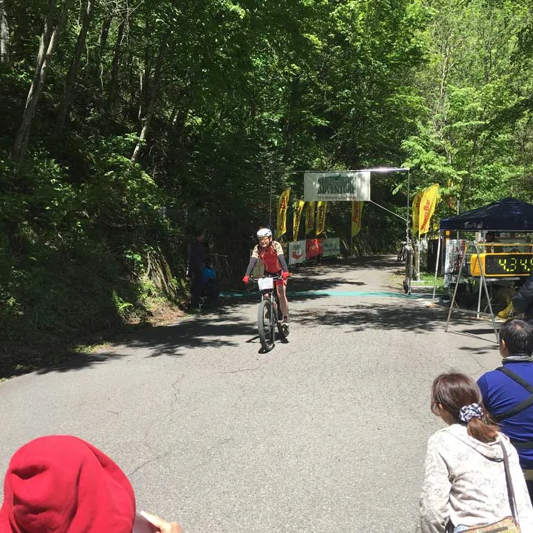 SDA王滝20km ゴール